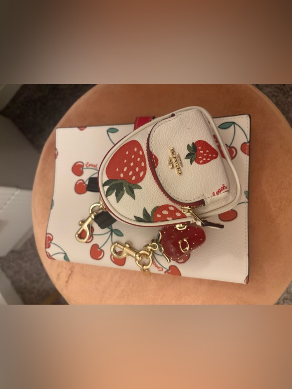 Coach Strawberry + Cherry